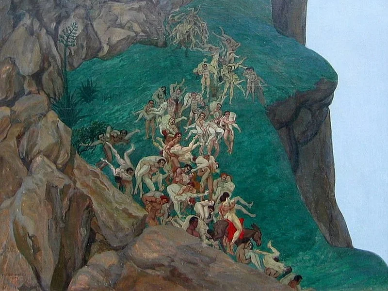 1876-Alfred Basel - Il ratto delle Sabine